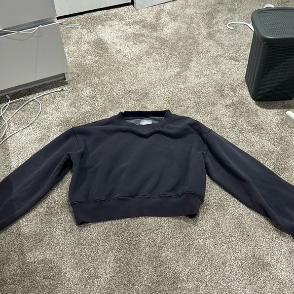 Tna cozy fleece cropped crewneck - Picture 1 of 2